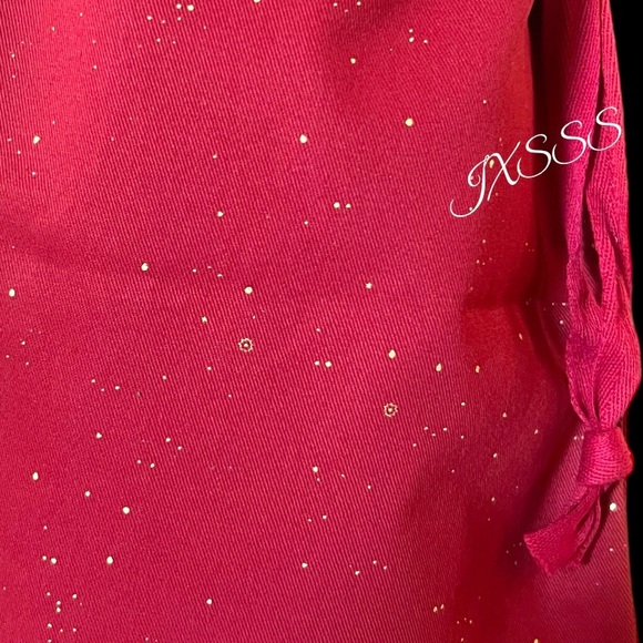 Red-Gold *Limited Edition* Dior Beauty (Lunar New Year) Drawstring Bag/Pouch - Picture 9 of 11